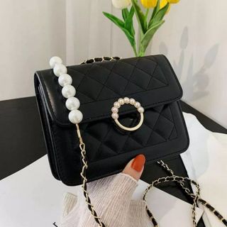 TÚI XÁCH NỮ ĐEO CHÉO DÂY XÍCH PHỐI NGỌC CAO CẤP CTB21 - BECHIP