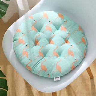ĐỆM NGỒI BỆT TRÒN 3D, NỆM LÓT GHẾ NGỒI BÀN TRÀ KIỂU NHẬT BÔNG TRẮNG CỰC ÊM ️CTB494 - BECHIP