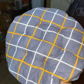 ĐỆM NGỒI BỆT TRÒN 3D, NỆM LÓT GHẾ NGỒI BÀN TRÀ KIỂU NHẬT BÔNG TRẮNG CỰC ÊM ️CTB494 - BECHIP