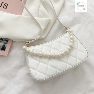 TÚI XÁCH NỮ DÂY DA KÈM CHUỖI NGỌC CTB23 -BECHIP