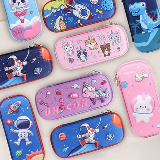 HỘP ĐỰNG BÚT CHO BÉ, HỘP BÚT 3D IN NỔI CHO BÉ ĐI TRAI, BÉ GÁI CTB261- BECHIP