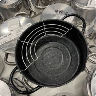 NỒI CHIÊN LỌC DẦU CHỐNG DÍNH VÂN ĐÁ NHẬT BẢN 20CM TẶNG KÈM VỈ RÁO DẦU CTB378 - BECHIP