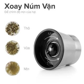 DỤNG CỤ XAY TIÊU, GIA VỊ, LỌ XAY TIÊU CẦM TAY CTB489 - BECHIP