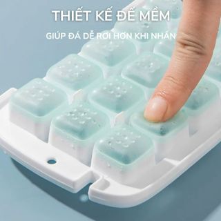 KHAY LÀM ĐÁ 2 TẦNG THÔNG MINH, CÓ NẮP, NGĂN MÙI, VỆ SINH DỄ DÀNG CTB128 - BECHIP