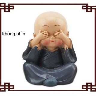 BỘ TƯỢNG TỨ KHÔNG, BỘ TƯỢNG PHONG THỦY AN NHIÊN TỰ TẠI CTB125 - BECHIP