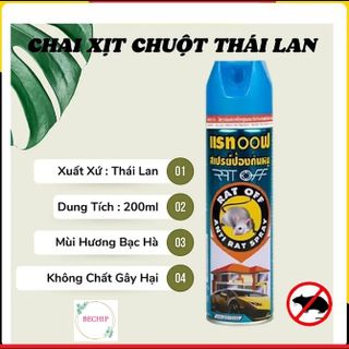 CHAI XỊT ĐUỔI CHUỘT THÁI LAN RAT OFF CTB124 – BECHIP