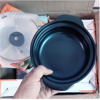 NỒI ĐẤT SỨ TRÁNG MEN NẮP KÍNH CAO CẤP 1L, 1.5 L CTB485 - BECHIP