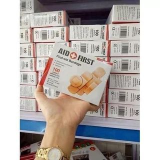 HỘP 100 BĂNG KEO CÁ NHÂN Y TẾ AID PLUS CTB483 - BECHIP
