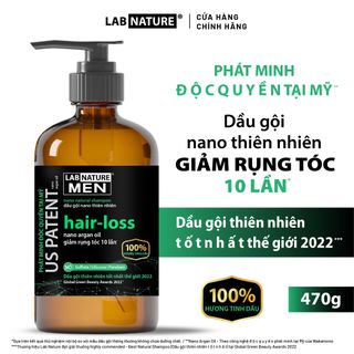 Dầu gội Lab Nature Men Hair-loss 470g - Công nghệ Nano Giảm Rụng Tóc 10 Lần