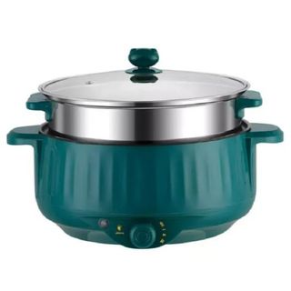 NỒI LẨU ĐIỆN ĐA NĂNG 28CM KÈM XỬNG HẤP TIỆN LỢI CTB117 - BECHIP