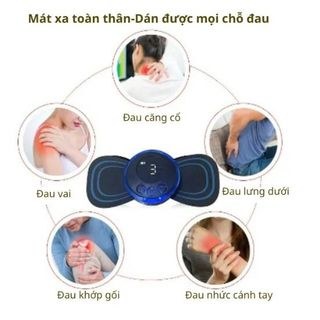 MÁY MASSAGE MINI HÌNH CÁNH BƯỚM, MÀN HÌNH LED, 8 CHẾ ĐỘ, 19 CƯỜNG ĐỘ CTB119 – BECHIP