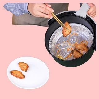 SET 10, 20, 50 KHAY GIẤY BẠC LÓT NỒI CHIÊN KHÔNG DẦU 22CM CTB477 - BECHIP