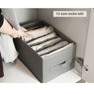 HỘP VẢI ĐỰNG QUẦN ÁO CHIA NGĂN TIỆN LỢI CTB115 – BECHIP