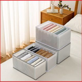 HỘP VẢI ĐỰNG QUẦN ÁO CHIA NGĂN TIỆN LỢI CTB115 – BECHIP