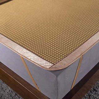 CHIẾU MÂY ĐIỀU HÒA MUJI XUẤT NHẬT, VIỀN LỤA CAO CẤP CTB243 - BECHIP