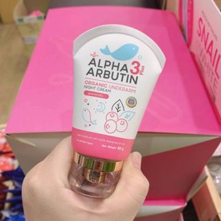 Kem Dưỡng Thâm Nách Alpha Arbutin 3 Plus Organic Underarm Night Cream 50g - Chính Hãng