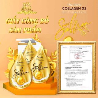 Tắm Trắng Collagen X3 Luxury Mix Saffron Đông Anh giá sỉ