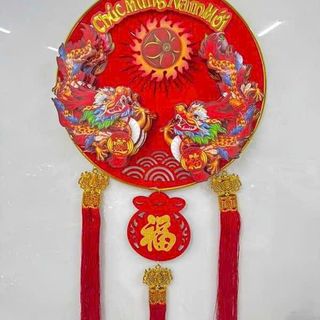 Liễn treo rồng xoay mẫu mới 2024