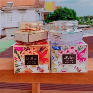 Bộ Kem Face Demejine Hàn Quốc - Ngày và Đêm - dưỡng trắng da,hết mụn nám tàn nhang