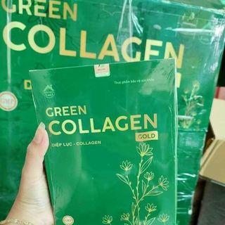 (HỘP 30 GÓI) Diệp Lục Collagen Gold Hôp 30 Gói-Thanh Lọc Giải Độc-Hổ Trợ Giảm Mụn