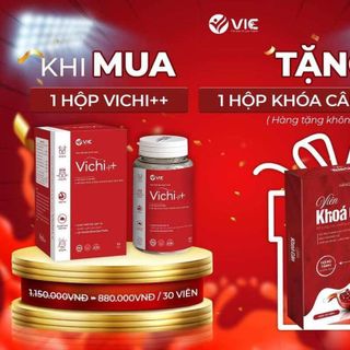 Viên Uống Hổ Trợ Giảm Cân Vichi+tặng Kèm Khoá Cân