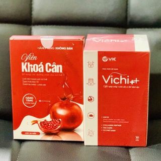 Viên Uống Hổ Trợ Giảm Cân Vichi+tặng Kèm Khoá Cân