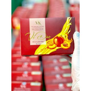 Trà Giảm Cân Vị Đào Hộp 15 Gói Huỳnh như x3
