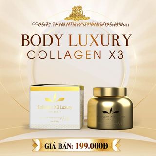 [HCM] Kem body trắng da collagen x3 Luxury Đông Anh Mix Saffron 250gr