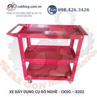 Xe đẩy dụng cụ đồ nghề 8202 | TBVT Cơ Khí Sài Gòn | VUI LÒNG LIÊN HỆ ZALO ĐỂ ĐƯỢC BÁO GIÁ VÀ TƯ VẤN CỤ THỂ