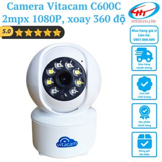 Camera Vitacam C600C 2mpx 1080P, xoay 360 độ giá sỉ
