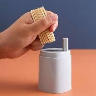 Lọ Đựng Tăm, Hộp Đựng Tăm Thông Minh Có Nút Nhấn Tự Động Bật Tăm Lên/ Có sỉ