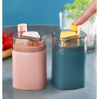 Lọ Đựng Tăm, Hộp Đựng Tăm Thông Minh Có Nút Nhấn Tự Động Bật Tăm Lên/ Có sỉ