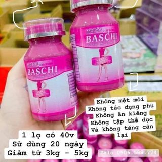 Giảm cân bachi hồng 40 viên cam kết chính hãng