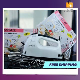 Máy đánh trứng cầm tay 7 tốc độ SCARLETT tiện lợi - Công suất 180w/ Có sỉ