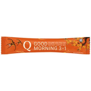 Thùng cà phê sữa Good morning Trần Quang 21 bịch x 480g (24 gói dài x 20g) Mẫu xuân