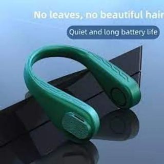 Quạt gió đeo cổ, sạc PIN giảm bớt cái nóng tức thì