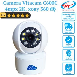 Camera Vitacam C600C 4mpx 2K, xoay 360 độ giá sỉ