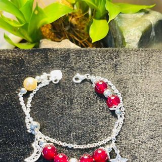 Vòng Tay Bạc phối Đá tự nhiên các loại....