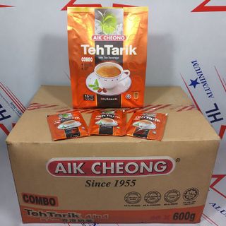 Thùng trà sữa vị Cà phê Teh Tarik Coffee 20 bịch 600g (15 gói nhỏ x 40g) Aik Cheong giá sỉ