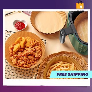 Set 50 Miếng Giấy Nến Lót Nồi Chiên Không Dầu - Giảm Thiểu Tối Đa Dầu Mỡ Bám Vào Nồi Chiên H197-B/ Có Sỉ