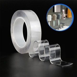Băng dính 2 mặt siêu dính băng keo Nano trong suốt 3cm*3m dán tường dính mọi bề mặt tiện lợi/ Có sỉ