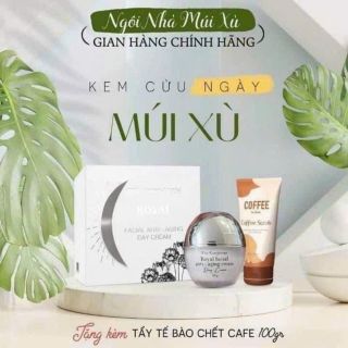 Kem múi xù tặng kèm tẩy tế bào chết có đủ 2 màu trắng và đen chính hãng