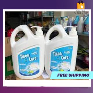 Nước Rửa Chén Tiken Care Siêu Sạch Hương Chanh 2000 ML thơm dịu sạch bóng vết dầu mỡ/Có sỉ