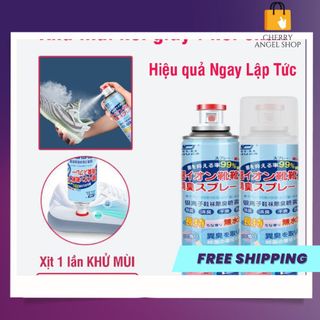 Bình xịt khử mùi hôi giày dép lọ 260ml, chuyên dùng làm thơm tủ dầy, quần áo, tất, vớ chân/ Giá sỉ