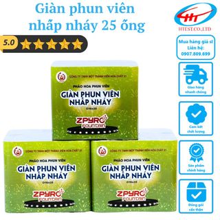Giàn Phun Viên Nhấp Nháy – Hộp 25 ống