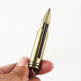 BẬT LỬA MÓC KHÓA DIÊM XĂNG HÌNH VIÊN ĐẠN – XÀI XĂNG