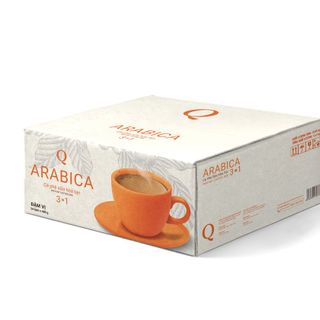 Thùng cà phê sữa Arabica Trần Quang 21 bịch 480g (24 gói dài x 20g) giá sỉ