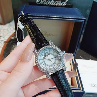 ĐỒNG HỒ NỮ DA TRUNG CẤP CHOPA ĐÁ RƠI