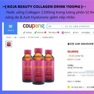 Nước Uống Collagen 1100 Koja Beauty Hàn Quốc Chính Hãng 10 chai