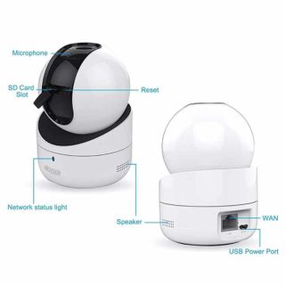 Camera IP Robot 2MP HIKVISION DS-2CV2Q21FD-IW(B)